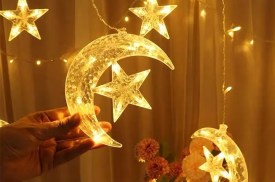 Luces decorativas grandes LUNA CON ESTRELLA (2)